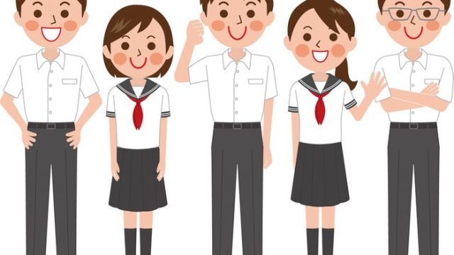 夏の学生服